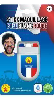 Stick maquillage - Bleu Blanc Rouge