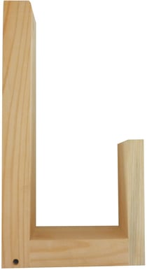 Pied de lampe en bois serre-livre - 28cm