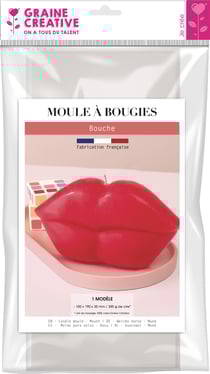 Moule à bougie thermoformé Graine Créative - Bouche