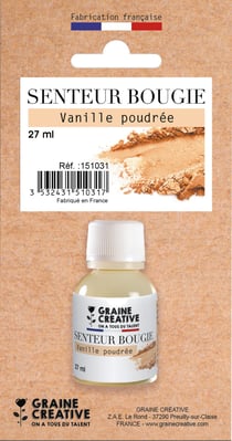 Skin senteur bougie - vanille poudrée - 27 ml