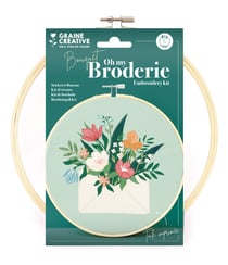 Kit broderie Graine Créative - Oh my broderie - Bouquet