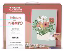 Peinture au numéro Graine Créative - Fleuri - 30 x 40 cm