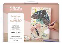 Peinture au numéro Graine Créative - Papillons - 20 x 30 cm