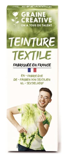 Teinture textile Graine Créative - Vert kaki - 100 mL