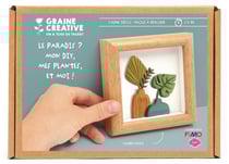 Kit Fimo Graine Créative - Cadre miniature vase
