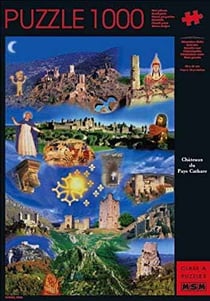 Puzzle 1000 pièces - Châteaux du Pays Cathare