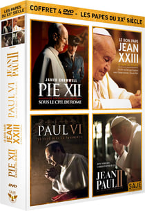 Les Papes du XXe siècle - Coffret : Pie XII - Sous le ciel de Rome + Le Bon Pape Jean XXIII, le Pape du peuple + Paul VI, un Pape dans la tourmente + Jean-Paul II
