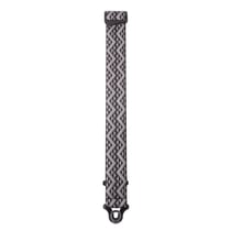 Sangle autobloquante en nylon noir et gris - D'addario