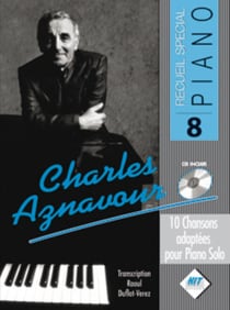 Aznavour - recueil special piano + cd