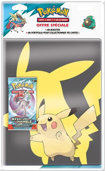 Pack portfolio + booster EV09 Aventures ensemble - Pokémon