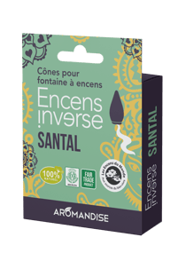 Cônes pour fontaine à encens - Santal