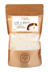 Cire végétale de remplissage pour bougie Graine Créative - Soja - 380 g