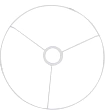 Anneau pour abat-jour Graine Créative - Métal - 25 cm - Blanc