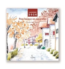 Calendrier 2026 Pays basque en aquarelles