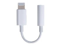Adaptateur Bigben - Jack 3.5mm vers port Lightning - Blanc