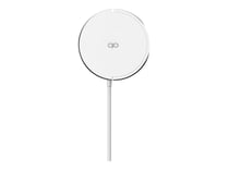 BigBen - Plot de charge sans fil + adaptateur secteur - 15 Watt - Fast Charge - blanc - pour Apple iPhone