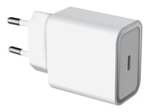 Force Power Lite - Adaptateur secteur - 100 % de plastique recyclé - 25 Watt - PD (24 pin USB-C) - blanc