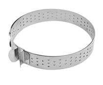 Cercle de tarte extensible et perforé ScrapCooking® - Ø 16-30 cm