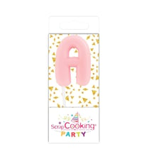 Mini bougie A - Rose - ScrapCooking®