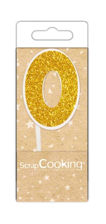 Mini bougie ScrapCooking® - 0 - Dorée