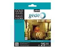 25 feuilles à dorer - Pébéo Gédéo - Or - 14 x 14