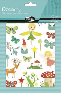 6 planches stickers - Dreamy - Fées