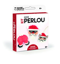 Kit mini perlou 2000 perles - Père Noël