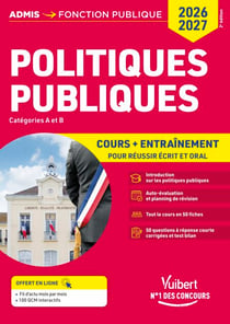 Politiques publiques - Catégories A et B - Concours 2026-2027