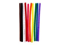 Set 30 fils chenille épais multicolores - Créalia