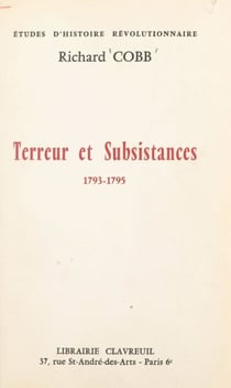 Terreur et subsistances, 1793-1795