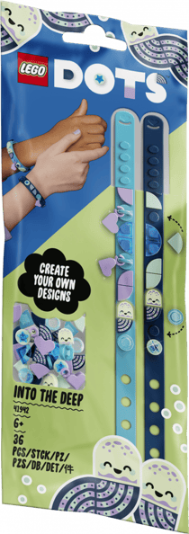 Bracelets porte-bonheur Plongée en eaux profondes - LEGO® DOTS - 41942