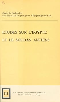 Études sur l'Égypte et le Soudan ancien (4)