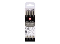 3 Feutres fin Sakura Pigma Micron - noir - ultra fin
