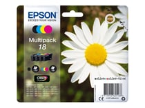 Epson T18 - Cartouches d'encre - Paquerette Pack 4