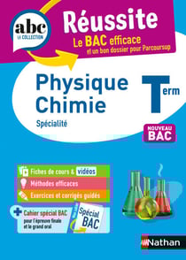 Physique-Chimie Terminale - ABC Réussite - Bac 2026 - Enseignement de spécialité Tle - Cours, Méthode, Exercices et Sujets corrigés - EPUB