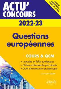 Questions européennes 2022-2023 - Cours et QCM