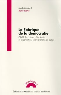 La fabrique de la démocratie - ONG, fondations, think tanks et organisations internationales en action