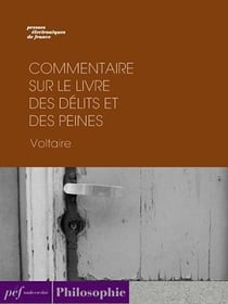 Commentaire sur le livre Des délits et des peines