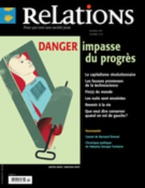 Relations. No. 780, Septembre-Octobre 2015 - Danger: impasse du progrès