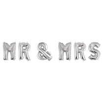 Ballon Mr&Mrs - Argent