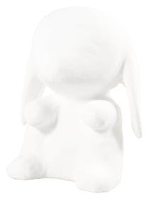 Déco Lapin cartoon blanc Décopatch
