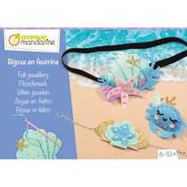 Boîte créative Avenue Mandarine - Bijoux en feutrine Avenue Mandarine - Mer