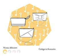 Patron - Trio de pochettes - Les Patronnes