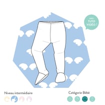 Patron - Pantalon Raphaël bébé - Les Patronnes