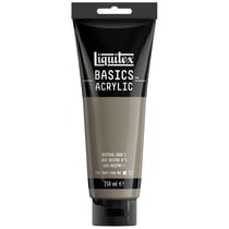 Tube 250 ml de peinture acrylique Liquitex - Basics - Gris neutre nø5