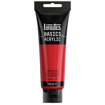 Tube 118 ml de peinture acrylique Liquitex - Basics - Rouge transparent