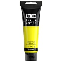 Tube 118 ml de peinture acrylique Liquitex - Basics - Jaune fluorescent