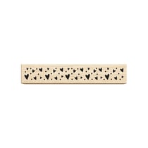 Tampon en bois - All over coeurs 