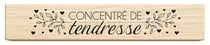 Tampon en bois - Concentré de tendresse