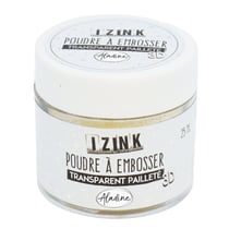 Poudre à embosser Aladine - 25ml - transparent pailleté